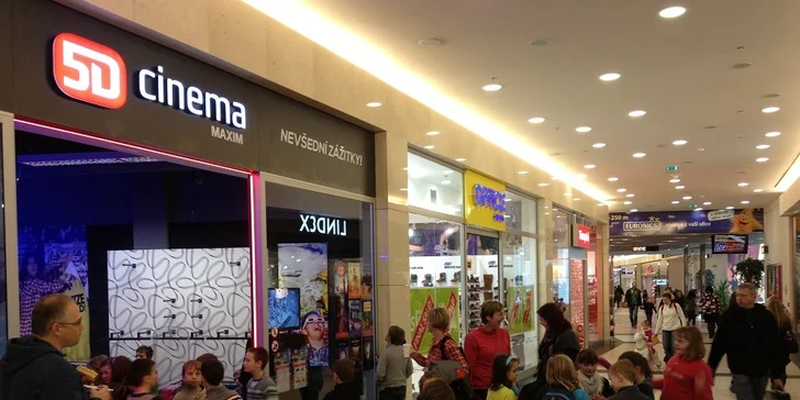 Dvě vstupenky na vybraný film do 5D kina