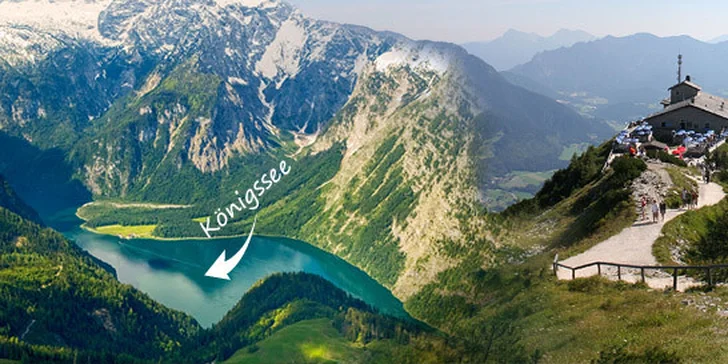 990 Kč za celodenní zájezd na Orlí hnízdo a jezero Königssee, také solné doly či termální lázně. Unikáty národního parku Berchtesgaden se slevou 40 %.