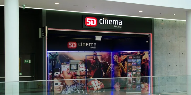 Vstupenka do 5D kina - čtyři pobočky v Praze!