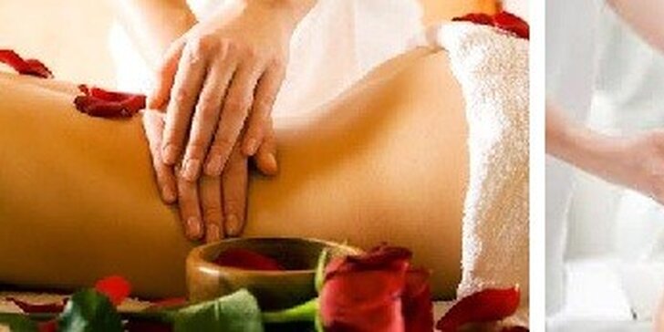 Relaxační aromaterapeutická olejová masáž pro dva