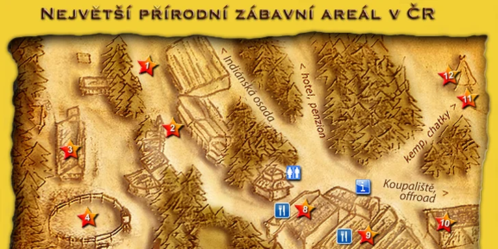 Celodenní vstupenky do zábavního parku Šikland