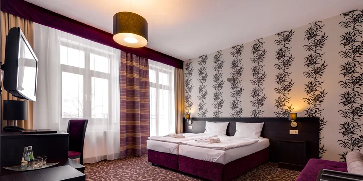 Všechny pokoje kromě pokojů Standard mají klimatizaci (na fotce Comfort Plus v Mineral Spa).