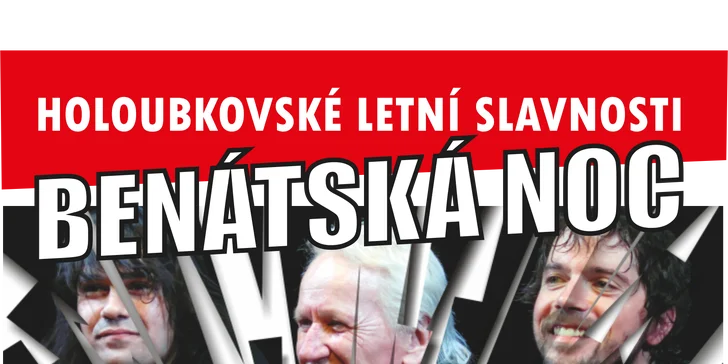Benátská noc v Holoubkově vypukne 26. 8. 2017.
