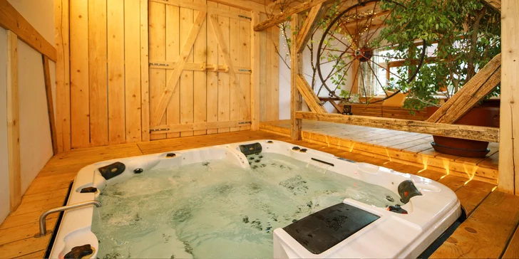 V hotelu Zámeček si užijete i hodinu privátního wellness. 