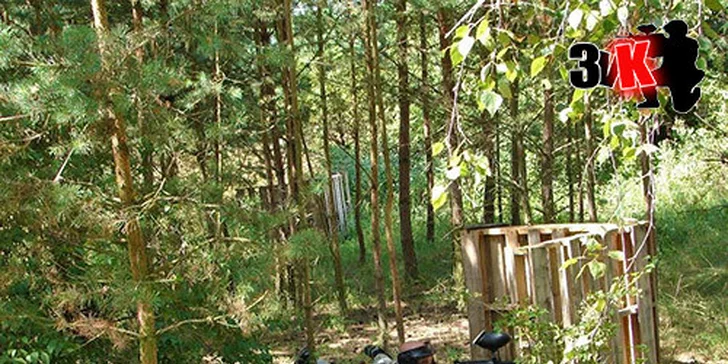 Celodenní paintball na vojenské základně vč. vybavení a 100 kuliček