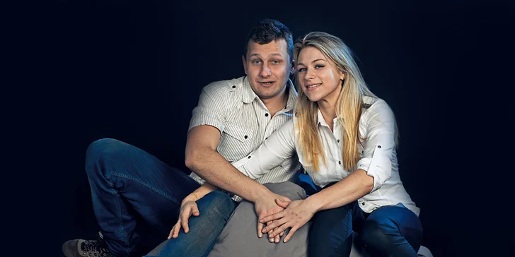 Ateliérové focení pro páry - krásné fotky i plakát A3