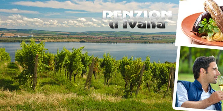 Víno a odpočinek pro dva v Penzionu u Ivana