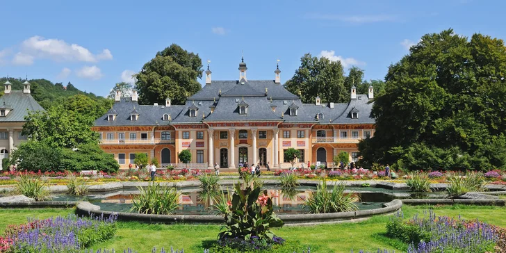 Výlet vlakem z Prahy na zámek Pillnitz a Drážďan s plavbou lodí do Pirny