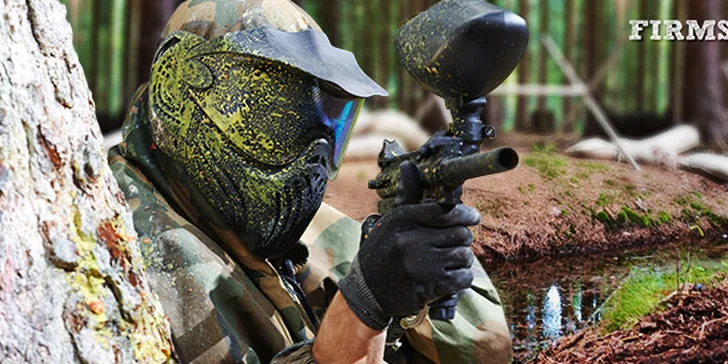 Paintball včetně 100 kuliček a komplet vybavení