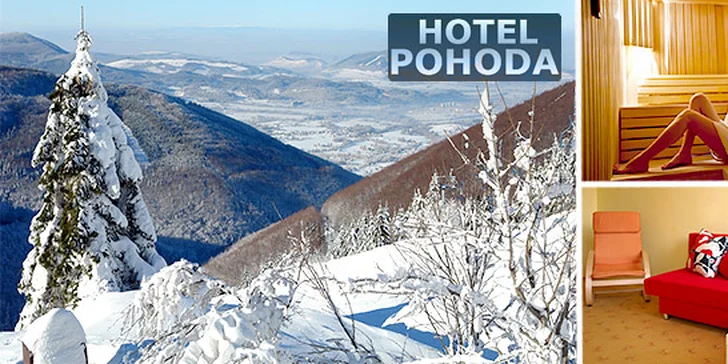 2 noci v Hotelu Pohoda v Beskydech pro dva
