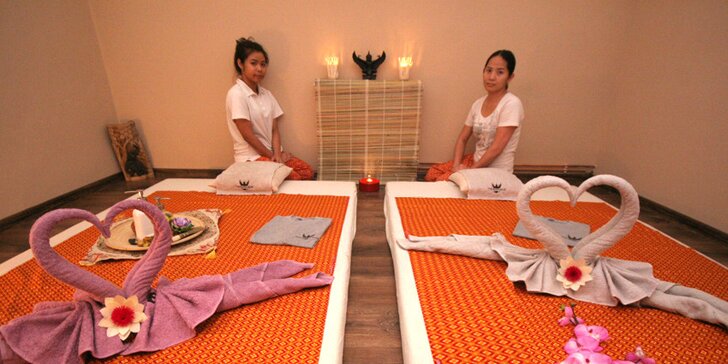 Thajská olejová nebo relaxační masáž pro jednoho nebo pro dva