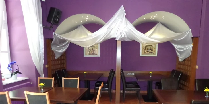 Tempura set pro dva, sorbet i ledový čaj v Abri Sushi