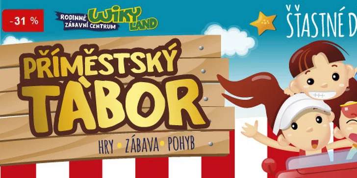 Letní příměstský tábor v zábavním centru Wikyland