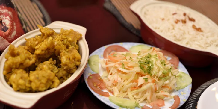 100g Basmati ryža a 150g Špirálový chlieb 