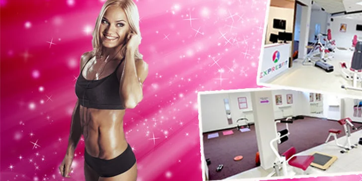 2měsíční permanentka do Fitness ExpresFit nebo jednorázový vstup na kruhový trénink dle výběru
