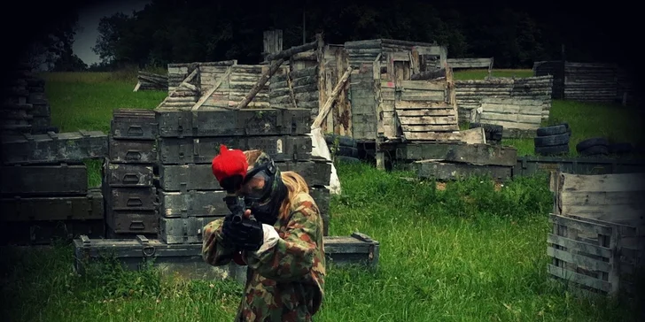Akční paintballová střílečka až na 4 hodiny
