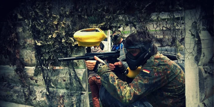 Akční paintballová střílečka až na 4 hodiny