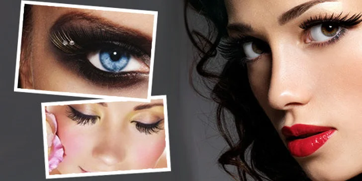 Prodloužení řas Blink LASHES®and CARE + kosmetická masáž arganovým olejem