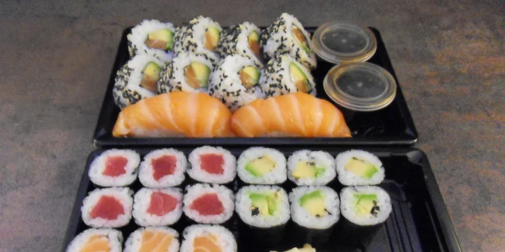 Rozvoz sushi menu z restaurace Sasori
