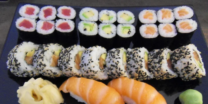 Rozvoz sushi menu z restaurace Sasori