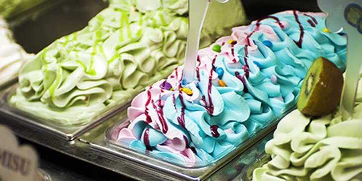 3 nebo 10 kopečků zmrzliny ve zmrzlinárně GELATI