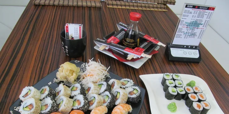 32 kousků sushi z nové japonské restaurace
