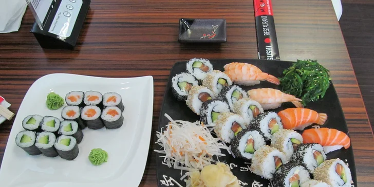 32 kousků sushi z nové japonské restaurace