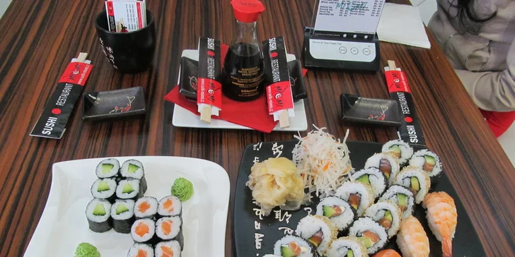 32 kousků sushi z nové japonské restaurace