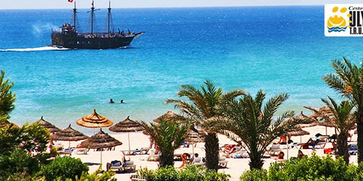 Tunisko letecky s aquaparkem a All Inclusive. Miminko i dítě do 12 let zdarma!