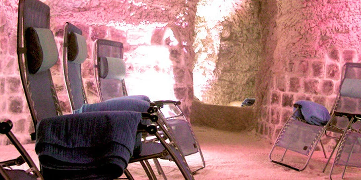 45minutová relaxace v solné jeskyni v Brně