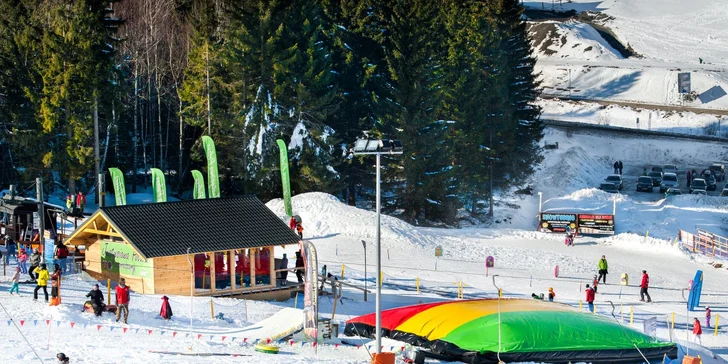 Ve středisku Czarná Góra najdete Funpark i Snowpark.