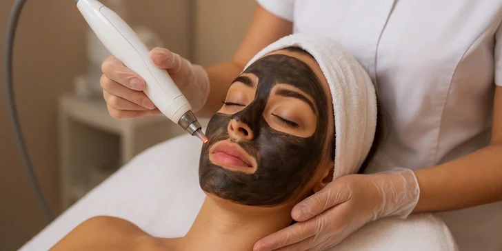 Crystal Glow s carboxyterapiou alebo Hollywood Carbon Peel: čistenie a omladenie pleti