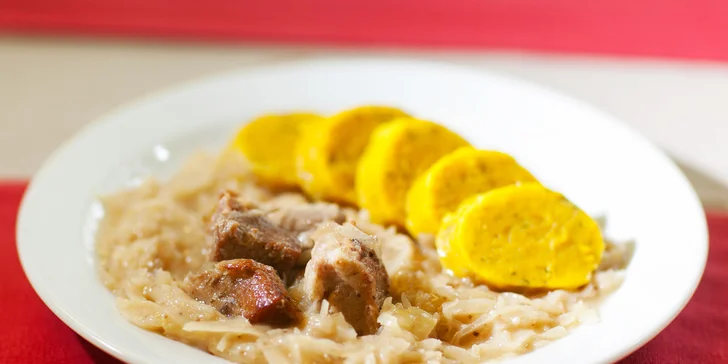 Denní menu o dvou chodech v centru Zlína