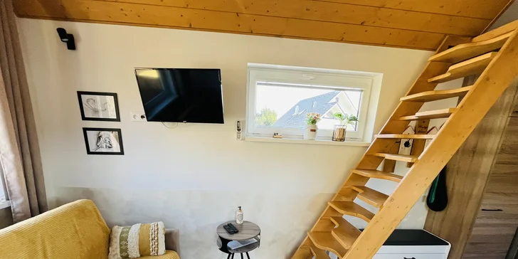 V ubytovaní sa pohodlne vyspia až 4 osoby.