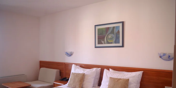 V každém pokoji najdete televizi, Wi-Fi připojení a klimatizaci. 