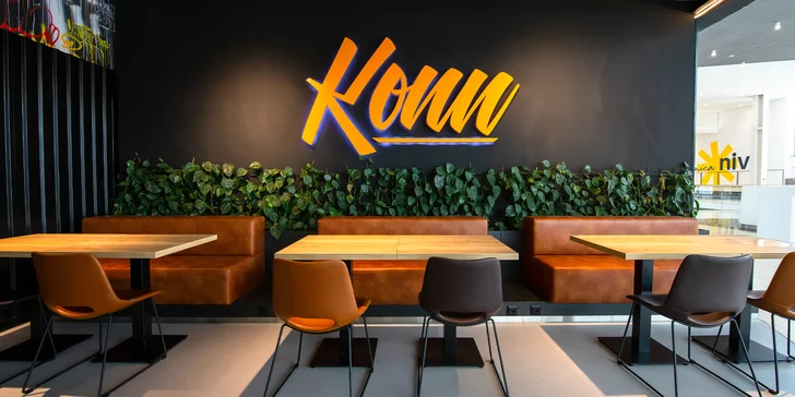 Konn Foodbar: Darčekový voucher v hodnote 30 € alebo 50 € na celé menu