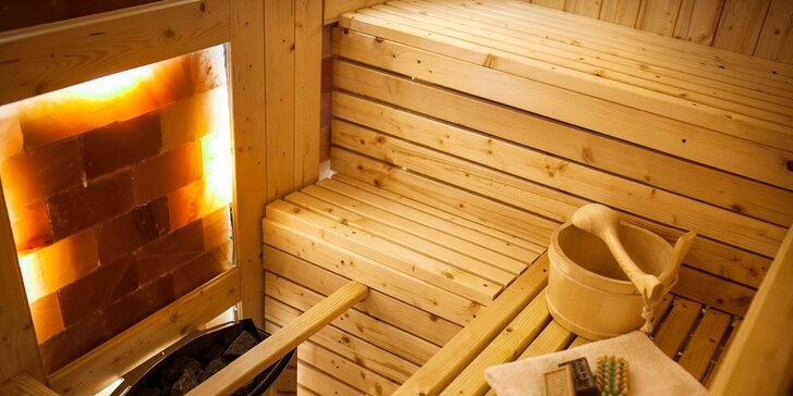 Relaxace v solné sauně nebo romantika pro dva