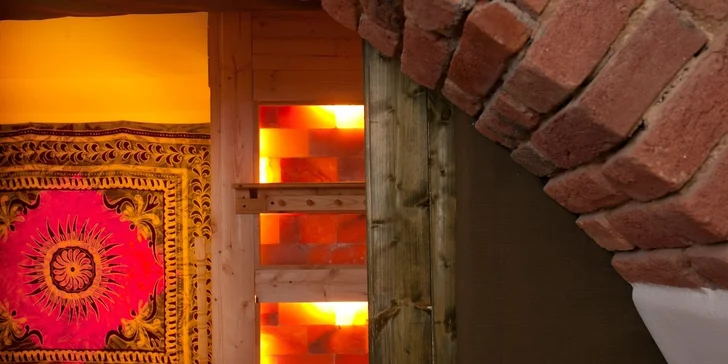 Relaxace v solné sauně nebo romantika pro dva