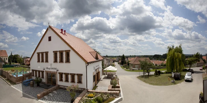 Okoštujte dobré víno: 3denní pobyt ve Vinařství Přítluky s degustací a večeří