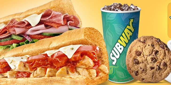 Sendviče, cookies a další dobroty ze Subway!