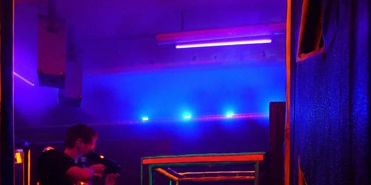 15minutová hra Laser Game až pro 14 osob