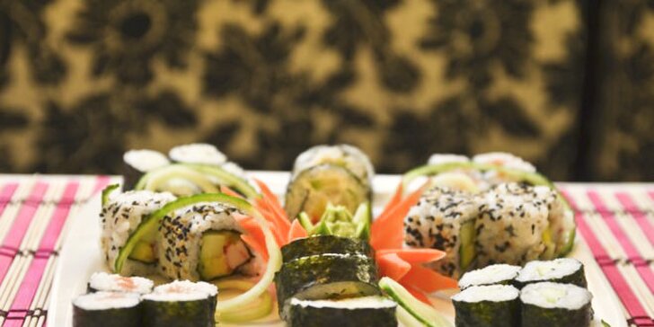 Sushi s sebou i ke konzumaci na místě v Thai Oishi