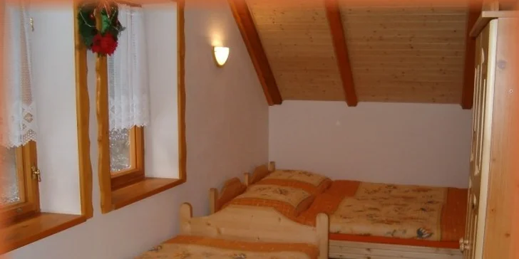 Týdenní pobyt na chatě s bazénem pro 4 nebo 8 osob
