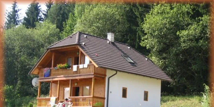 Týdenní pobyt na chatě s bazénem pro 4 nebo 8 osob
