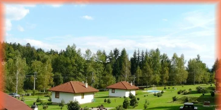 Týdenní pobyt na chatě s bazénem pro 4 nebo 8 osob
