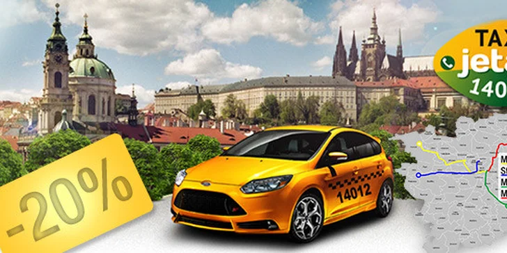 20% sleva na TAXI