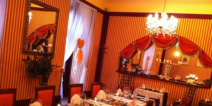 Valentýnské menu pro dva v restauraci U Patrona