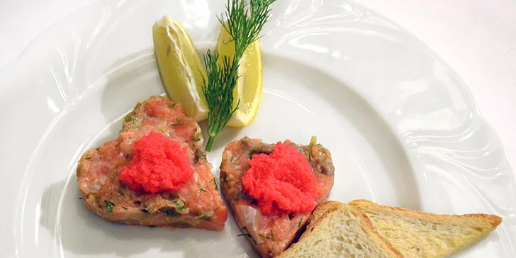 Valentýnské menu pro dva v restauraci U Patrona