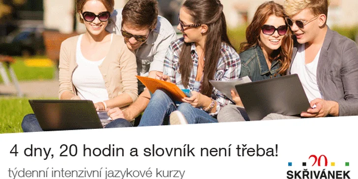 Týdenní kurzy jazyků ve škole Skřivánek po celé ČR