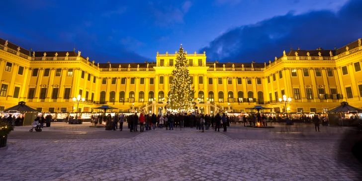 S průvodcem nebo po vlastní ose můžete zhlédnout zámek Schönbrunn.